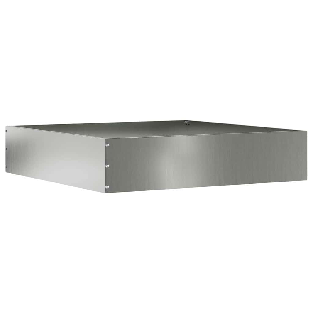 Περίγραμμα γκαζόν 6 pcs Ασημί 60 x 60 x 13 εκ