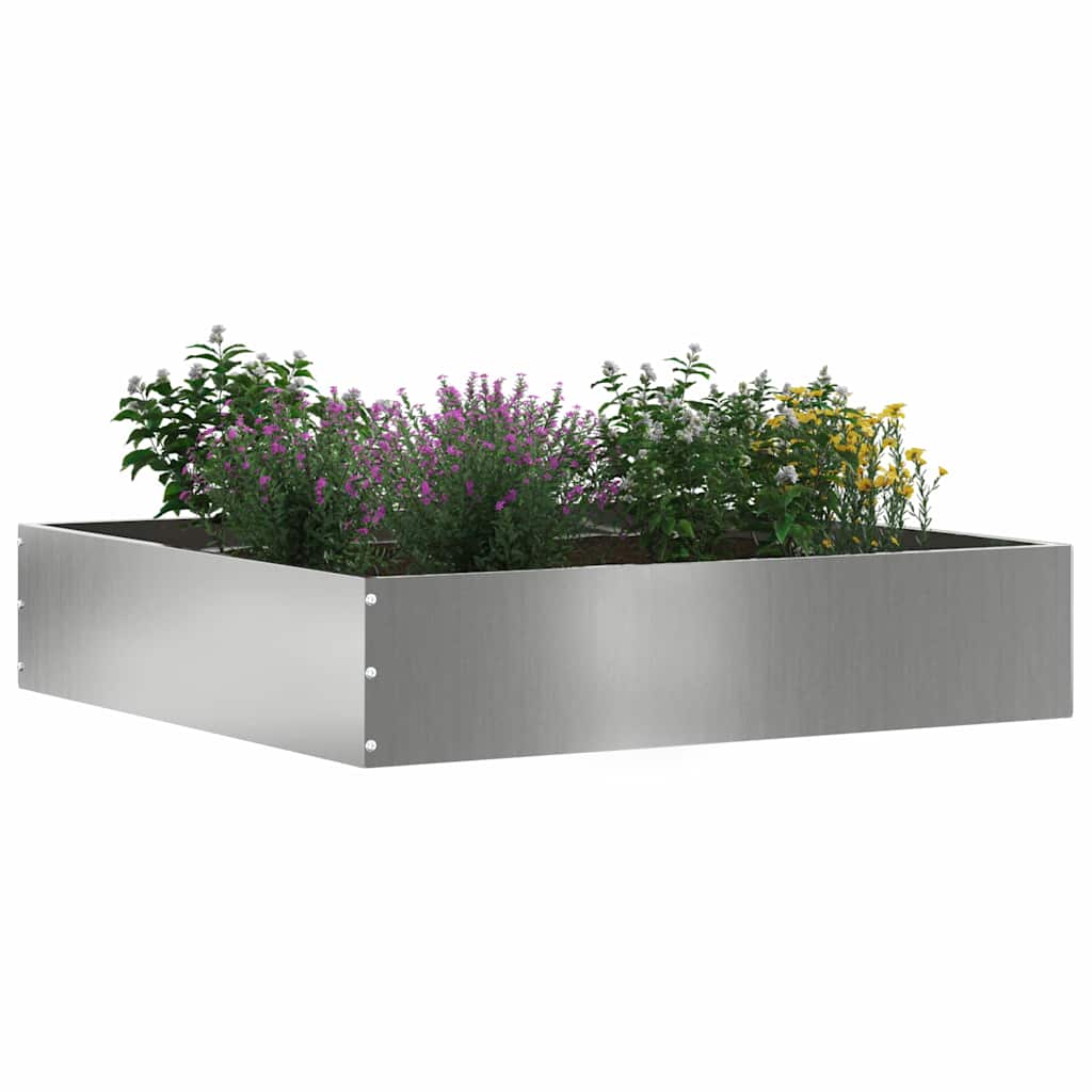 Περίγραμμα γκαζόν 6 pcs Ασημί 60 x 60 x 13 εκ