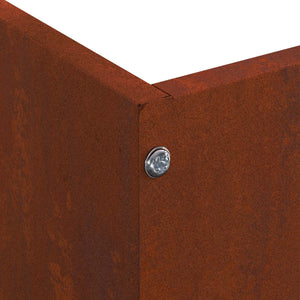Περίγραμμα γκαζόν 6 τμχ. 60 x 60 x 13 εκ Σκ rusty
