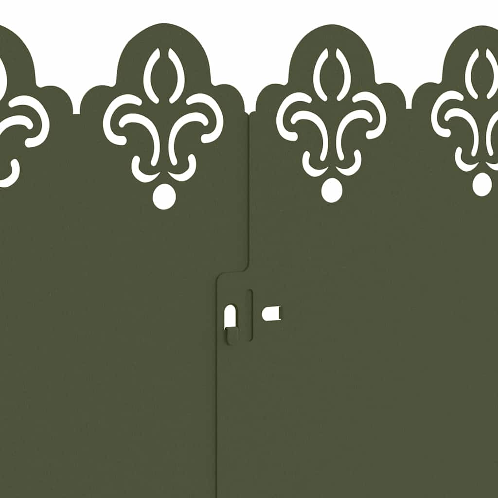 Περιγράμματα γκαζόν 10 pcs Ελιά Πράσινη 103 x 0,05 x 22 εκ