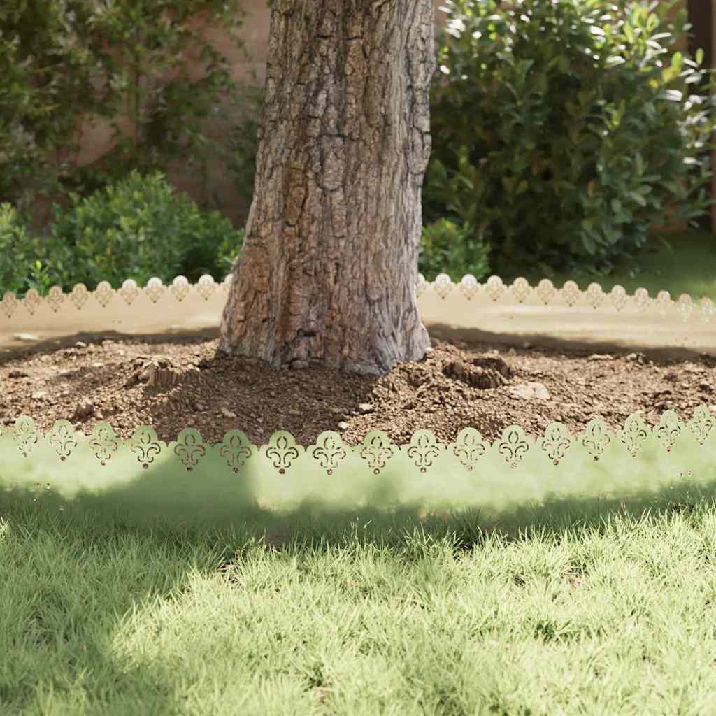 Περιγράμματα γκαζόν 10 pcs Ασημί 103 x 0,05 x 22 εκ