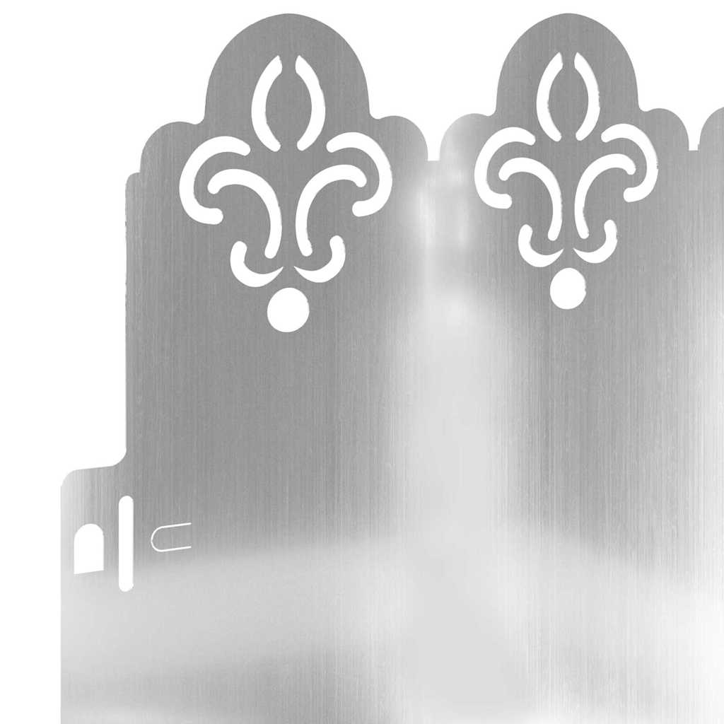 Περιγράμματα γκαζόν 30 pcs Ασημί 103 x 0,05 x 22 εκ