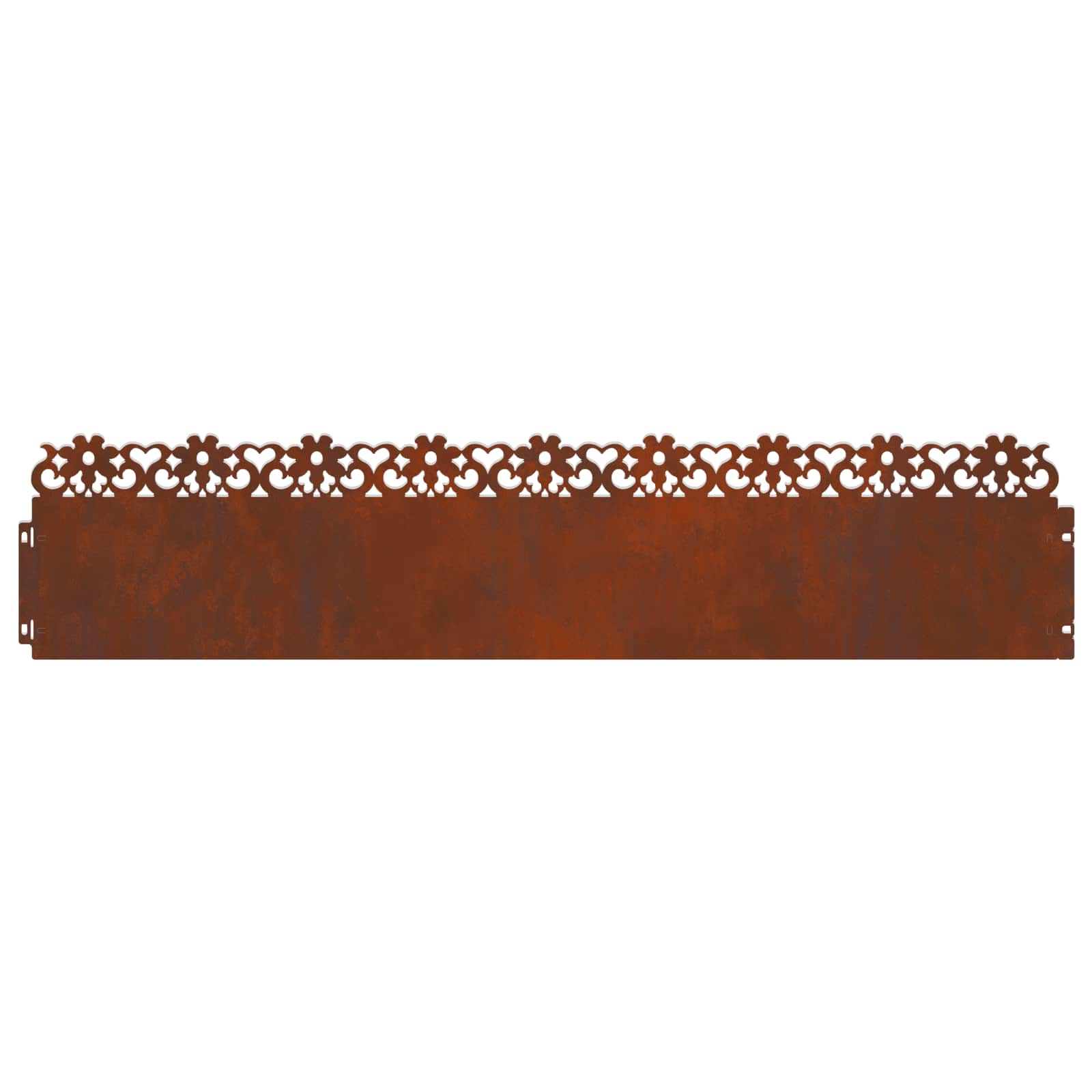 Περιγράμματα γκαζόν 10 pcs 103 x 0,05 x 22 εκ Σκ rusty