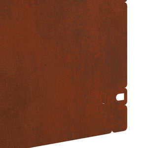 Περιγράμματα γκαζόν 10 τμχ. 103 x 0,05 x 22 εκ Σκ rusty