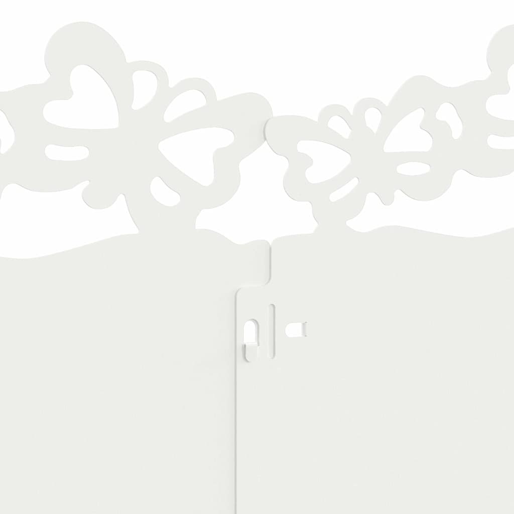 Περιγράμματα γκαζόν 10 pcs Λευκό 103 x 0,05 x 22 εκ Ατσάλι