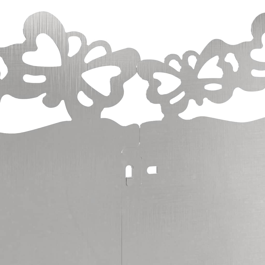 Περιγράμματα γκαζόν 10 pcs Ασημί 103 x 0,05 x 22 εκ