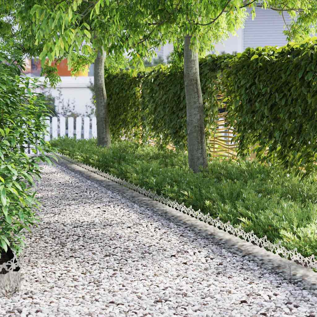 Περιγράμματα γκαζόν 30 pcs Ασημί 103 x 0,05 x 22 εκ