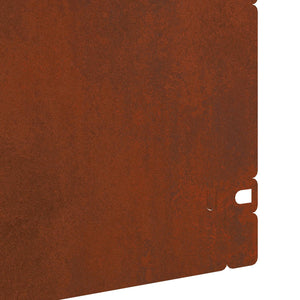 Περιγράμματα γκαζόν 10 τμχ. 103 x 0,05 x 22 εκ Σκ rusty