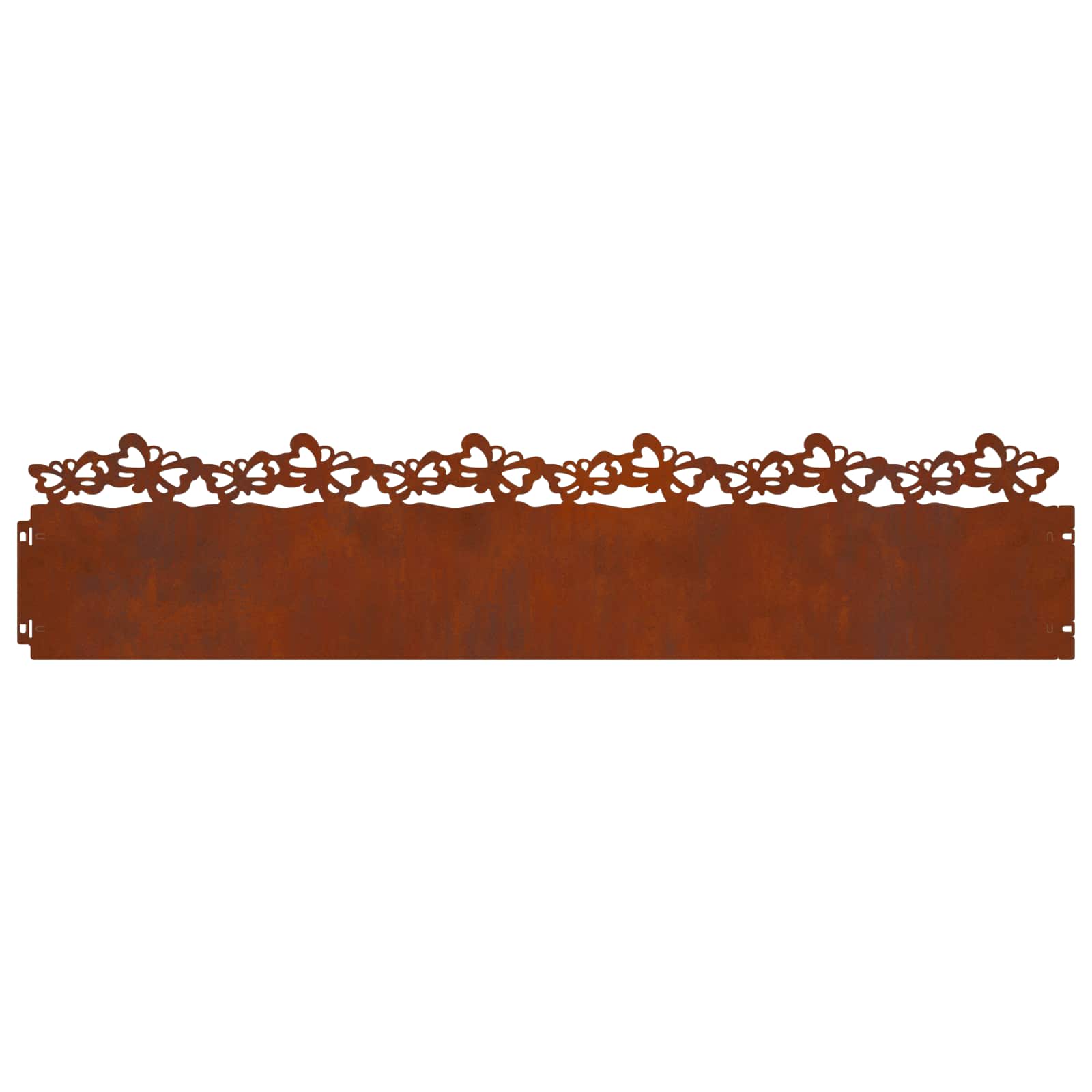 Περιγράμματα γκαζόν 30 pcs 103 x 0,05 x 22 εκ Σκ rusty