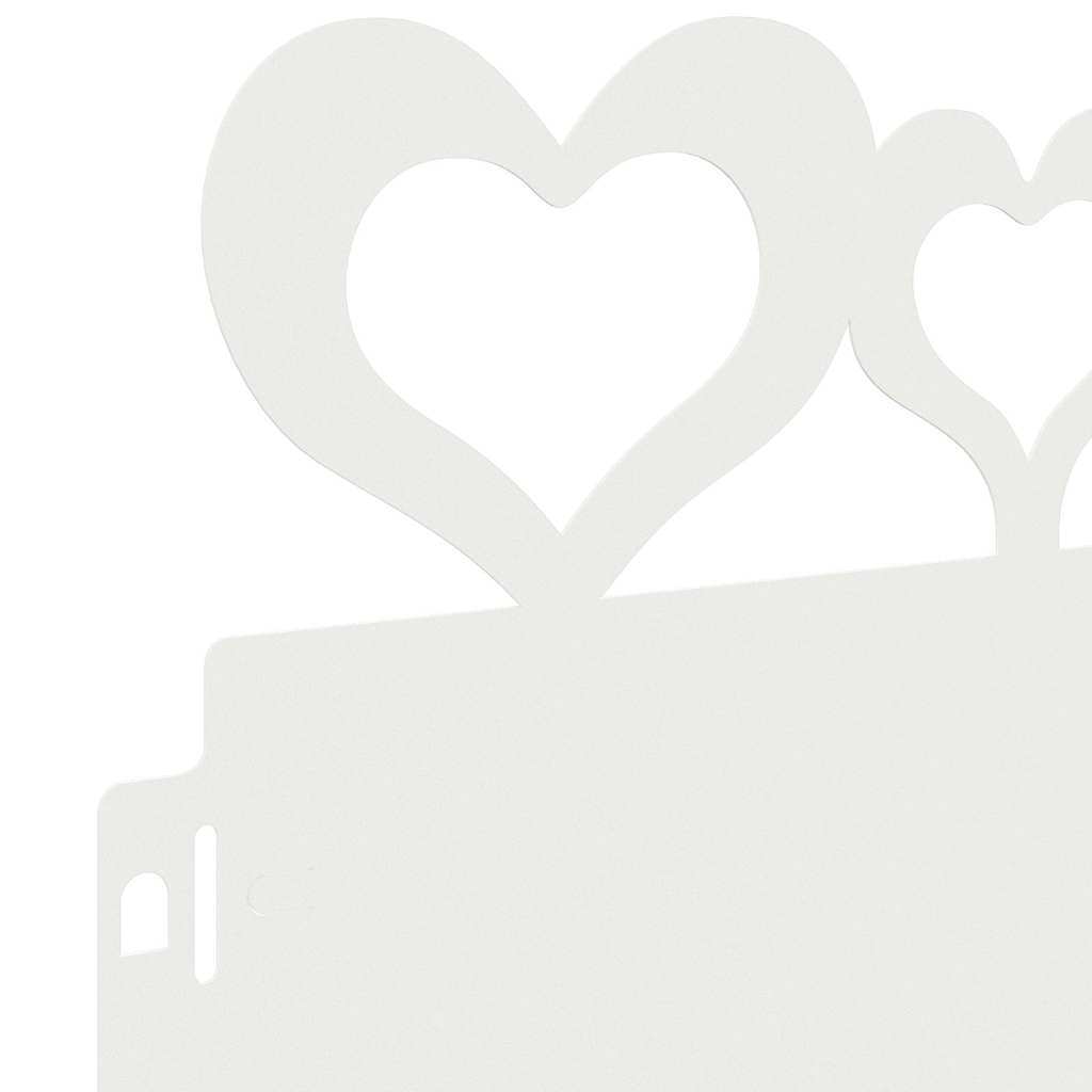 Περιγράμματα γκαζόν 30 pcs Λευκό 103 x 0,05 x 22 εκ Ατσάλι