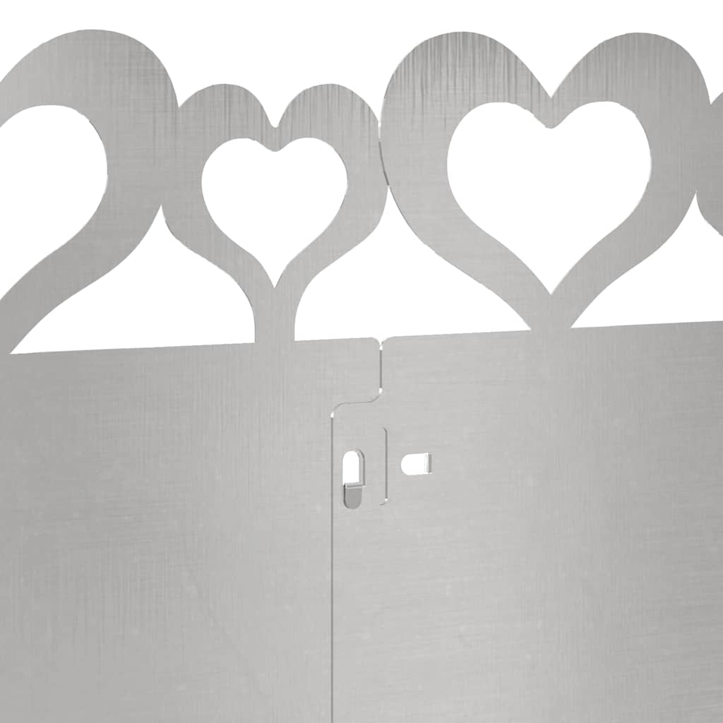 Περιγράμματα γκαζόν 10 pcs Ασημί 103 x 0,05 x 22 εκ