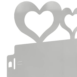 Περιγράμματα γκαζόν 30 τμχ. 103 x 0,05 x 22 εκ Ασημί