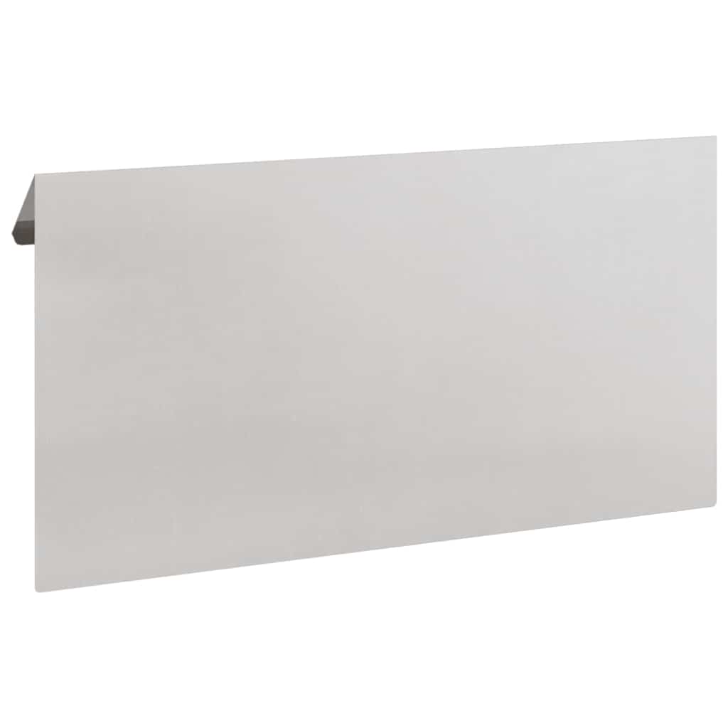 Φράκτης σαλιγκαριών 16 pcs Ασημί 50 x 3,5 x 25 εκ