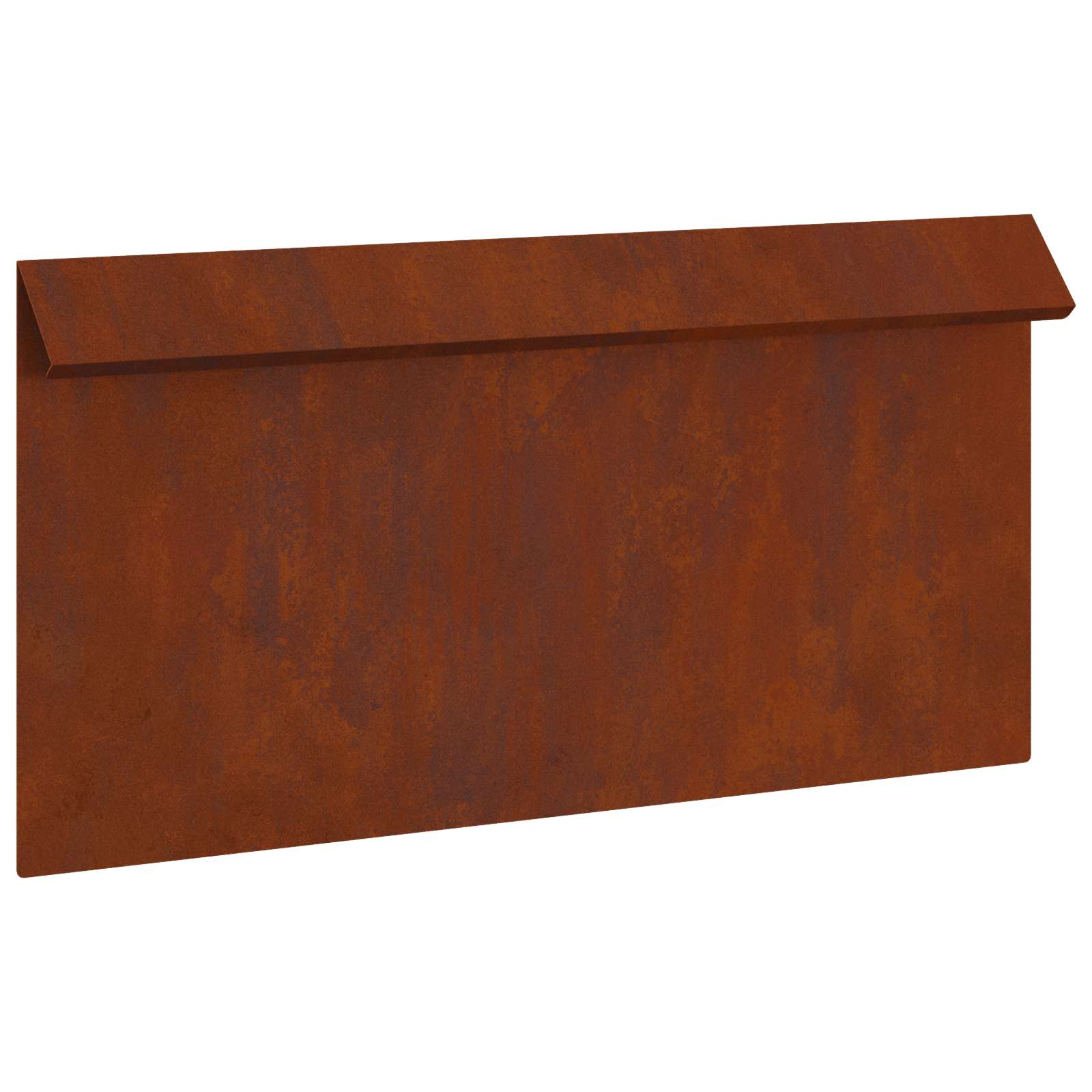 Φράκτης σαλιγκαριών 4 pcs Σκ rusty 50 x 3,5 x 25 εκ