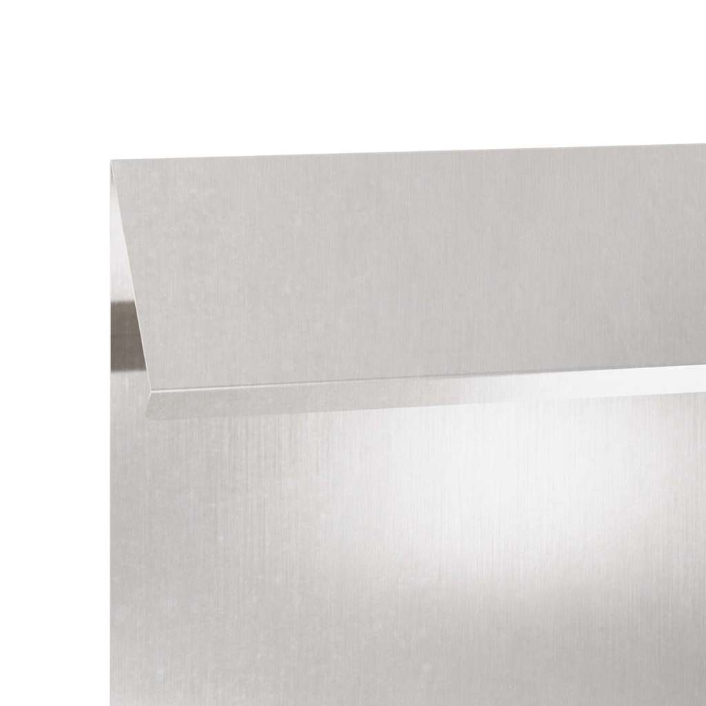 Φράκτης σαλιγκαριών 4 pcs Ασημί 100 x 3,5 x 25 εκ