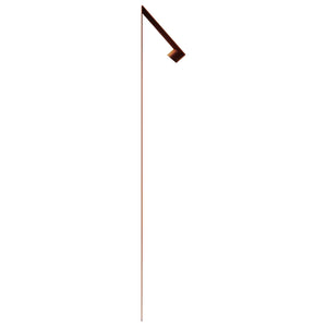 Φράκτης σαλιγκαριών 100 x 3,5 x 25 εκ Σκ rusty