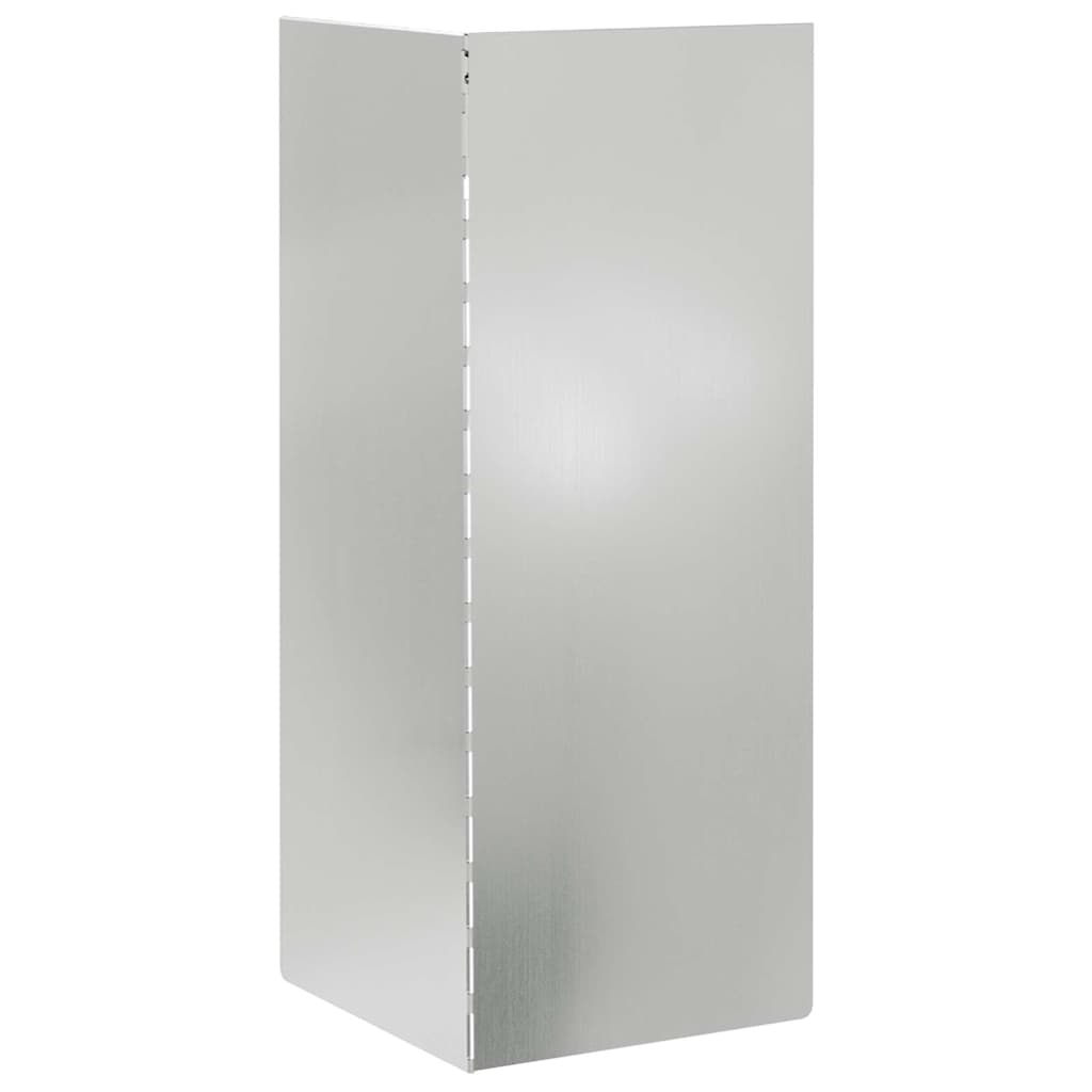Φράκτης σαλιγκαριών 4 pcs Ασημί 10 x 10 x 25 εκ
