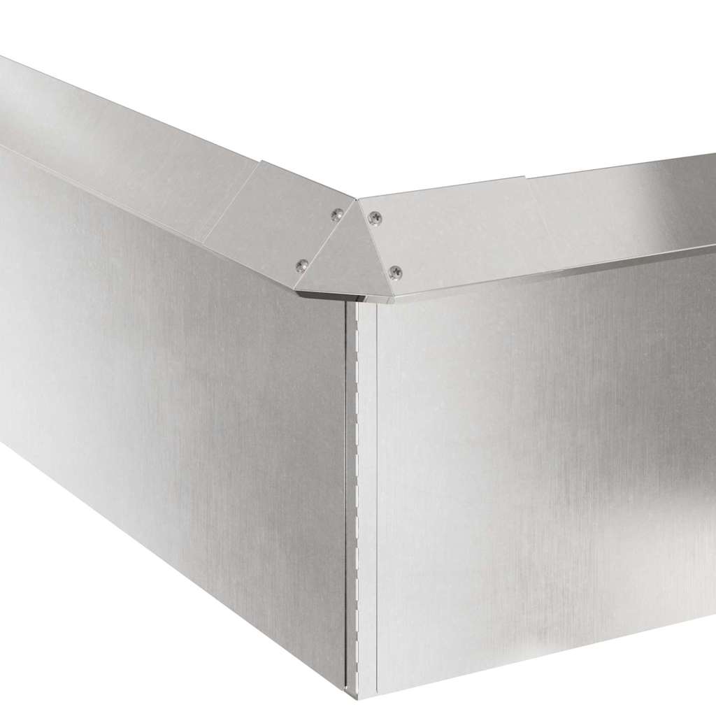 Φράχτες με σαλιγκάρια 8 pcs Ασημί Ανοξείδωτο ατσάλι