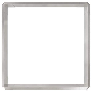 Φράχτες με σαλιγκάρια 8 τμχ. 100 x 3,5 x 25 εκ Ασημί