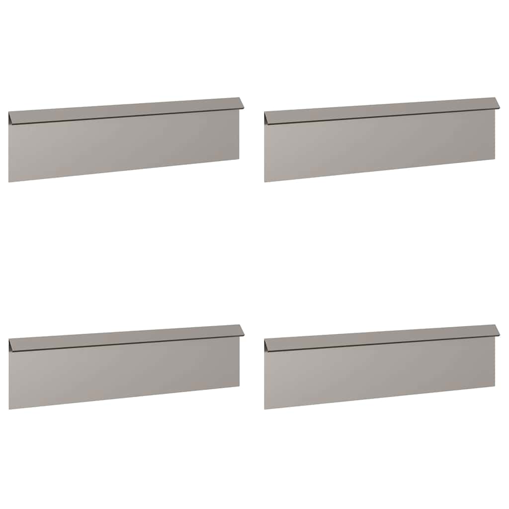 Φράχτες με σαλιγκάρια 8 pcs Σκ rusty Ατσάλι Σκληρυθέν στον Αέρα