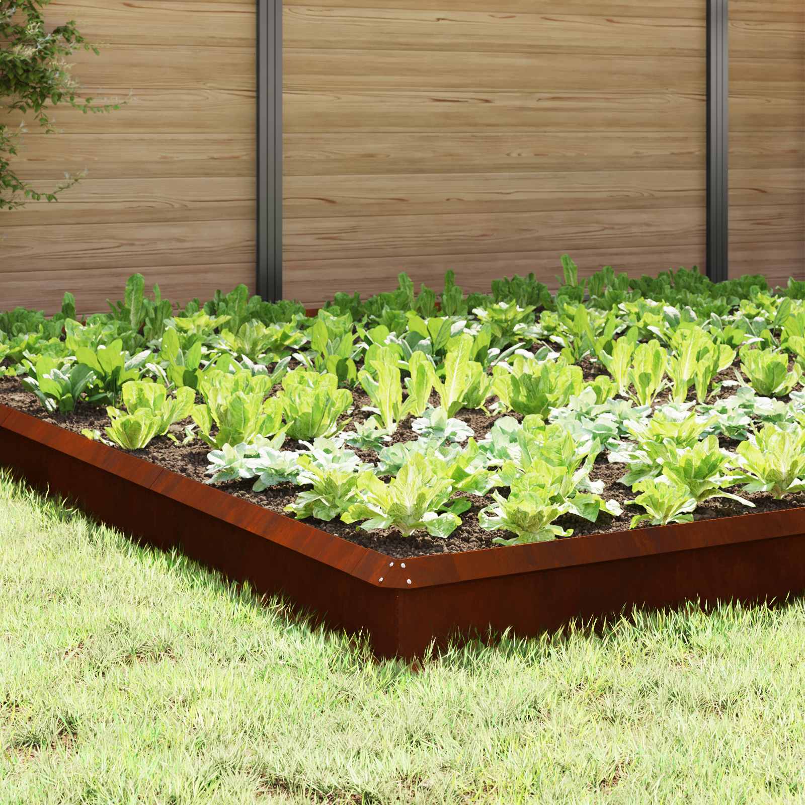 Φράχτες με σαλιγκάρια 20 pcs Σκ rusty - Pakobazaar