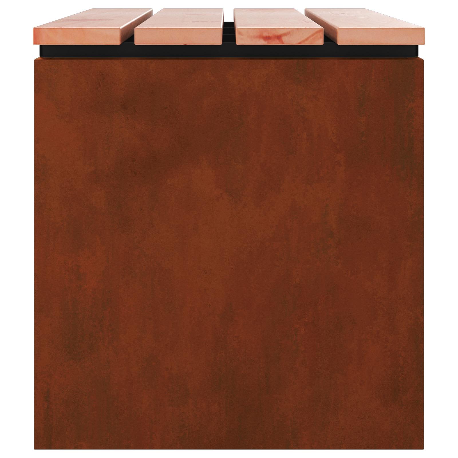 Παγκάκι κήπου Σκ rusty 80 x 40 x 43 εκ - Pakobazaar
