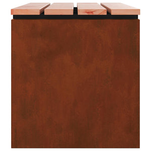 Παγκάκι κήπου Σκ rusty 40 x 40 x 43 cm - Pakobazaar