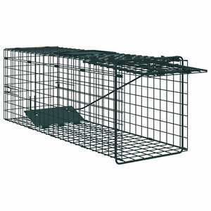 Παγίδα Ζώων Πράσινο 61 x 20 x 21,5 εκ Ατσάλι - Pakobazaar