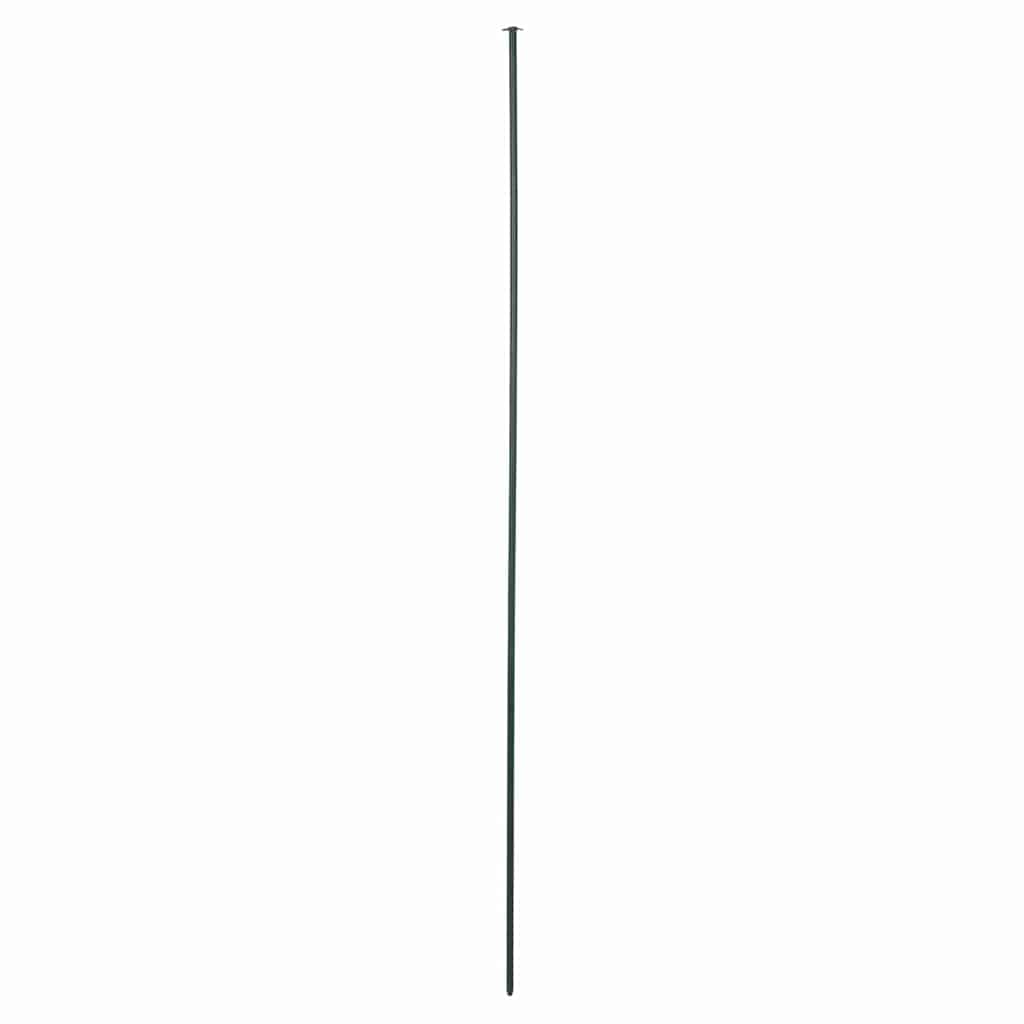 Σετ φράχτη για λιμνούλες 5 pcs Πράσινο 100 x 50 cm Ατσάλι