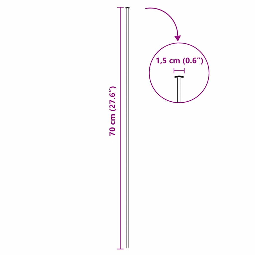 Σετ φράχτη για λιμνούλες 5 pcs Πράσινο 100 x 50 cm Ατσάλι