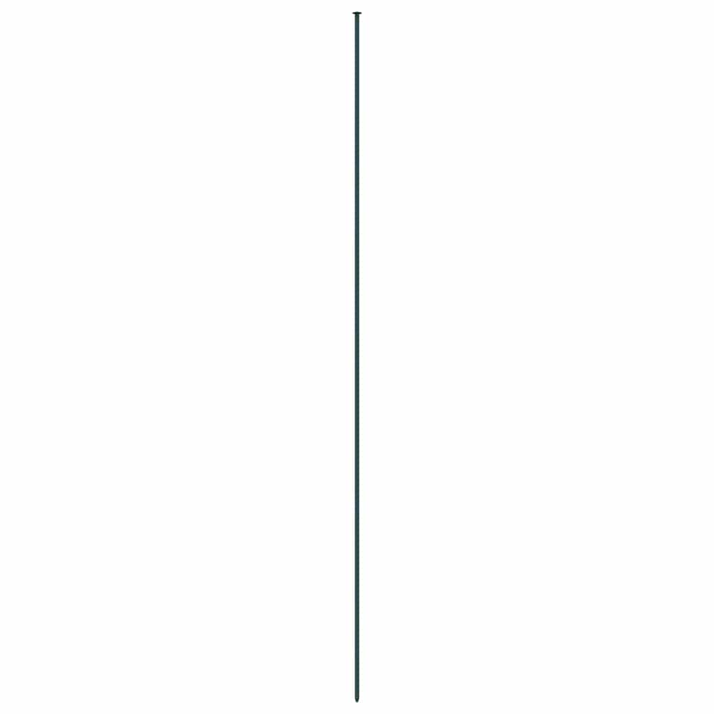 Σετ φράχτη για λιμνούλες 8 pcs Πράσινο 50 x 80 cm Ατσάλι