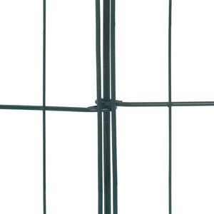 Σετ φράχτη για λιμνούλες 8 pcs Πράσινο 50 x 80 cm Ατσάλι - Pakobazaar