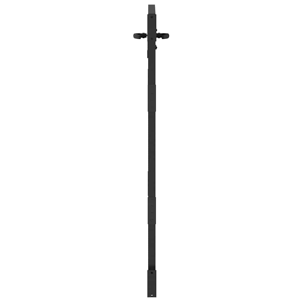 Πύλη Κήπου 85 x 150 cm Ατσάλι με Επικάλυψη Πούδρας Κλειδώσιμο
