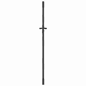 Πύλη Κήπου Μαύρο 85 x 175 cm Ατσάλι με Επικάλυψη Πούδρας - Pakobazaar