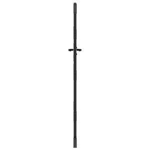 Πύλη Κήπου Μαύρο 85 x 175 cm Ατσάλι με Επικάλυψη Πούδρας - Pakobazaar