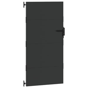 Πύλη Κήπου Μαύρο 85 x 175 cm Ατσάλι με Επικάλυψη Πούδρας - Pakobazaar