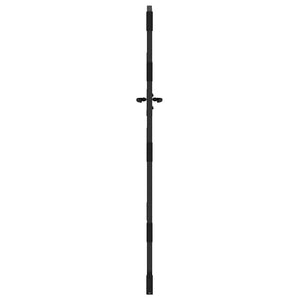 Πύλη Κήπου Μαύρο 85 x 175 cm Ατσάλι με Επικάλυψη Πούδρας - Pakobazaar