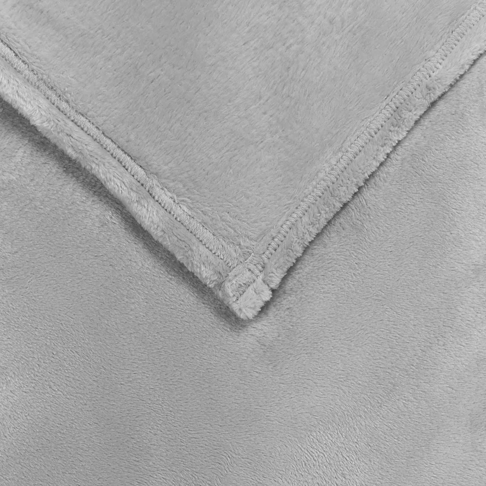 Ριχτάρια 6 pcs Γκρι 220 x 240 cm Μαλλί