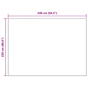 Ριχτάρια 6 τμχ. Βεραμάν Κόκκινο 220 x 240 cm 8.24 kg Μαλλί