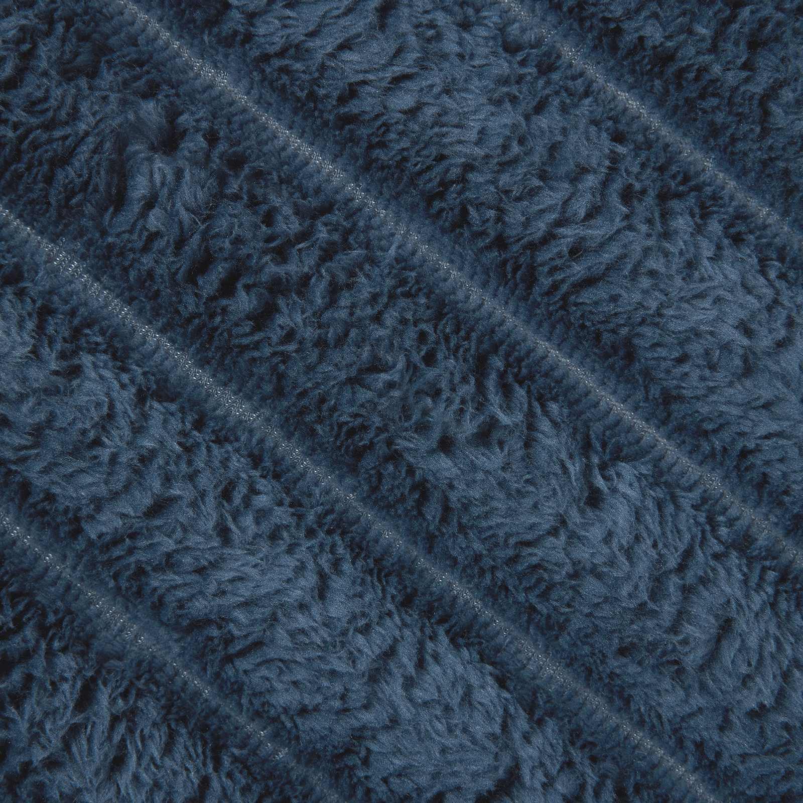Κουβέρτα Σκούρο μπλε 240 x 220 cm Μαλλί - Pakobazaar