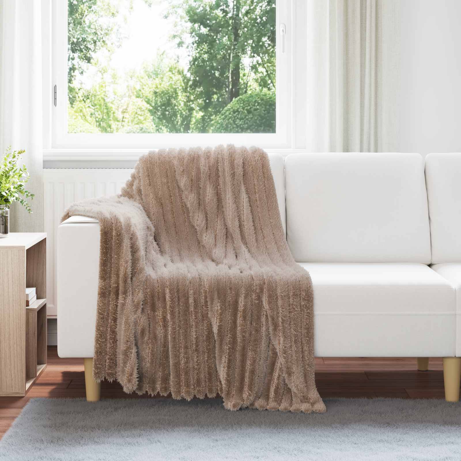 Ριχτάρια 6 pcs Καμηλοπάρδαλη 150 x 130 εκ Μαλλί