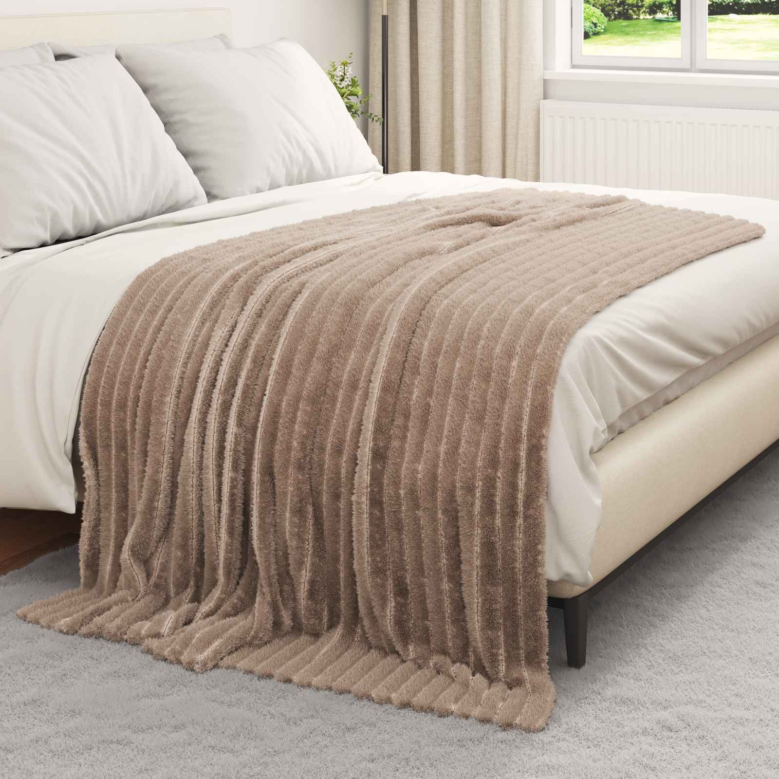 Ριχτάρια 6 pcs Καμηλοπάρδαλη 200 x 150 cm Μαλλί