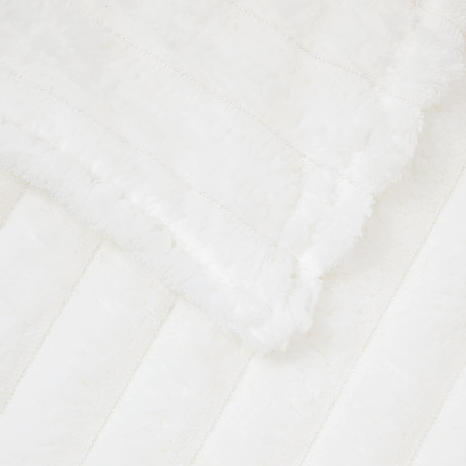 Ριχτάρια 6 pcs Λευκό 240 x 220 cm Μαλλί