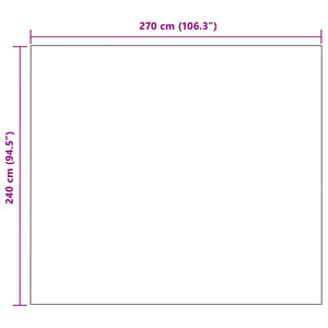 Κουβέρτα Λευκό 270 x 240 cm Μαλλί - Pakobazaar