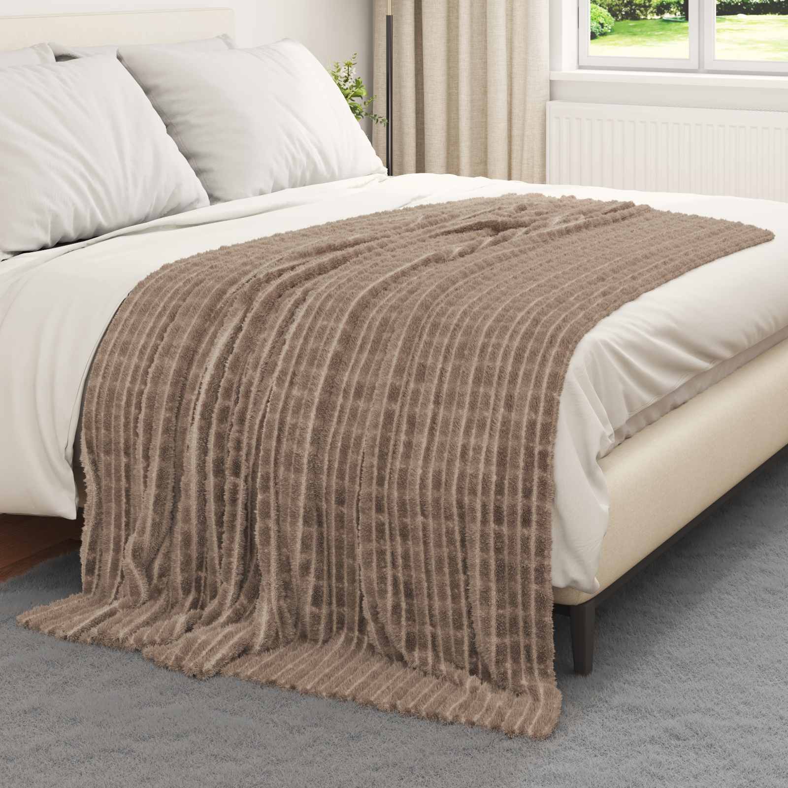 Ριχτάρια 6 pcs Καμηλοπάρδαλη 200 x 150 cm Μαλλί