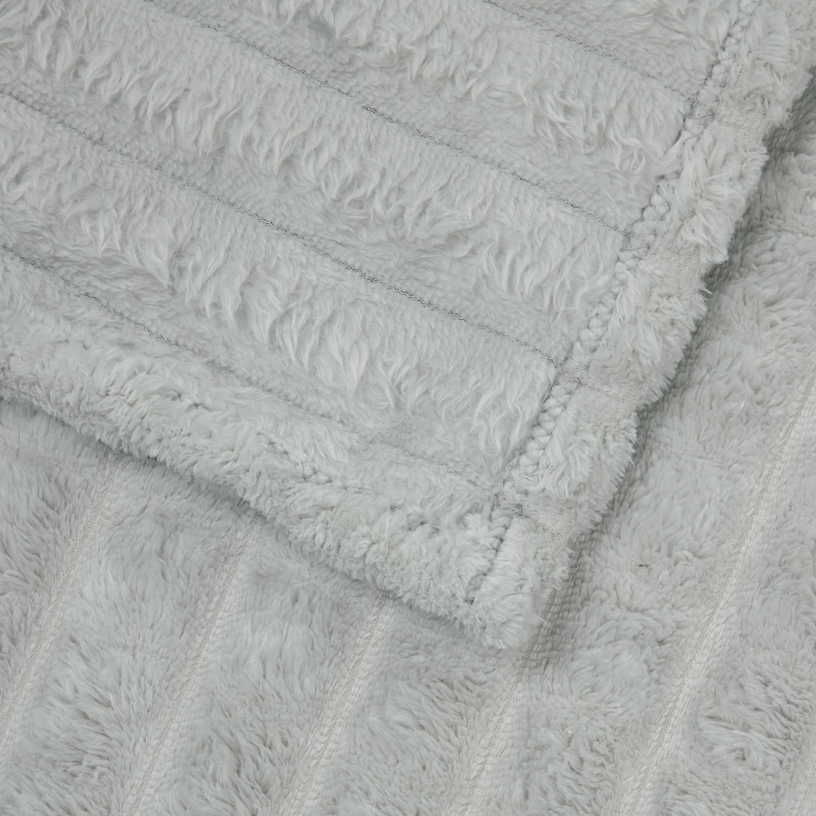 Ριχτάρια 6 pcs Γκρι 200 x 150 cm Μαλλί