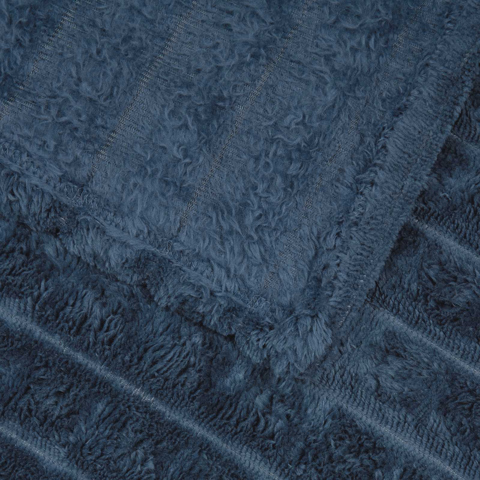 Ριχτάρια 6 pcs Σκούρο μπλε 200 x 150 cm Μαλλί