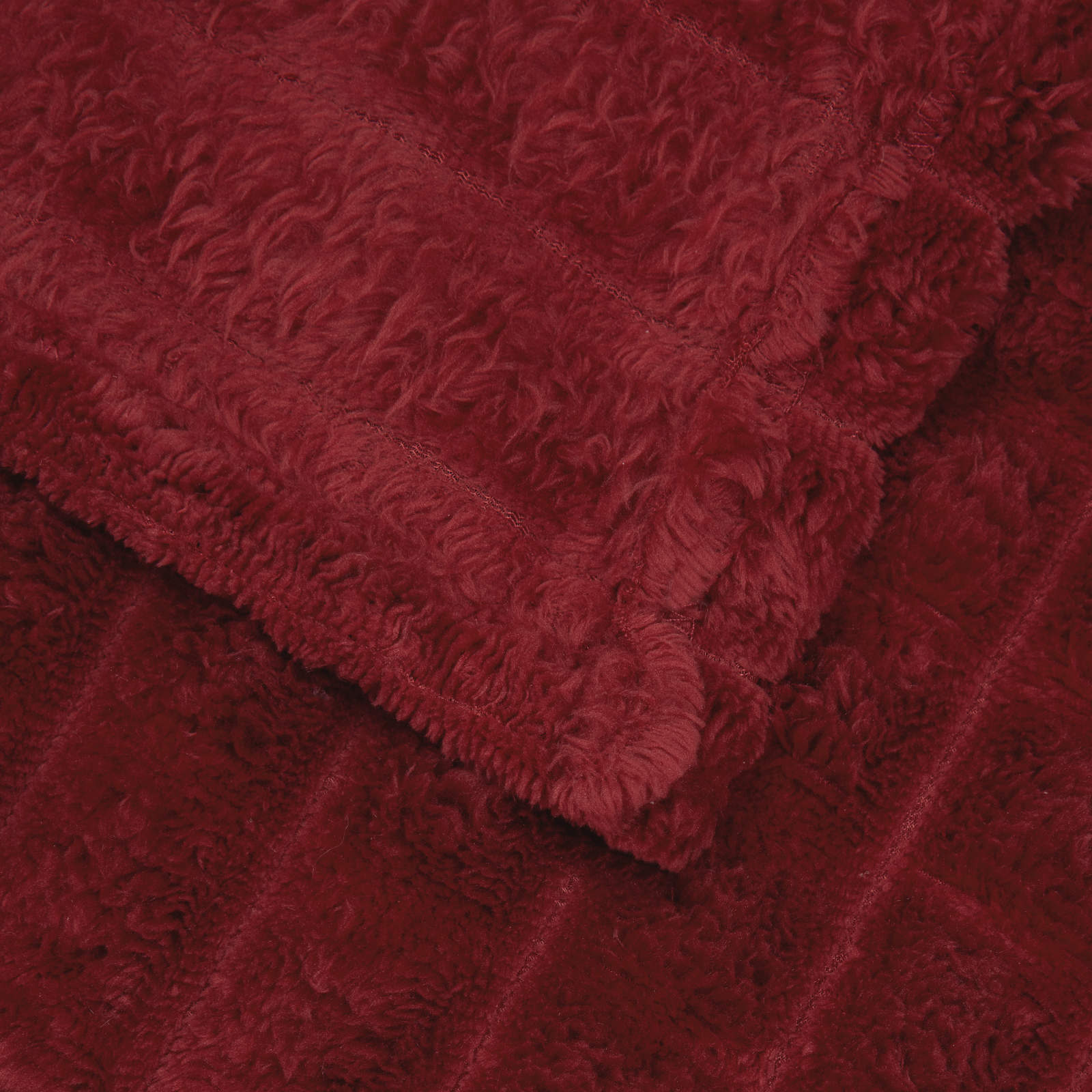 Ριχτάρια 6 pcs Βεραμάν Κόκκινο 240 x 220 cm Μαλλί