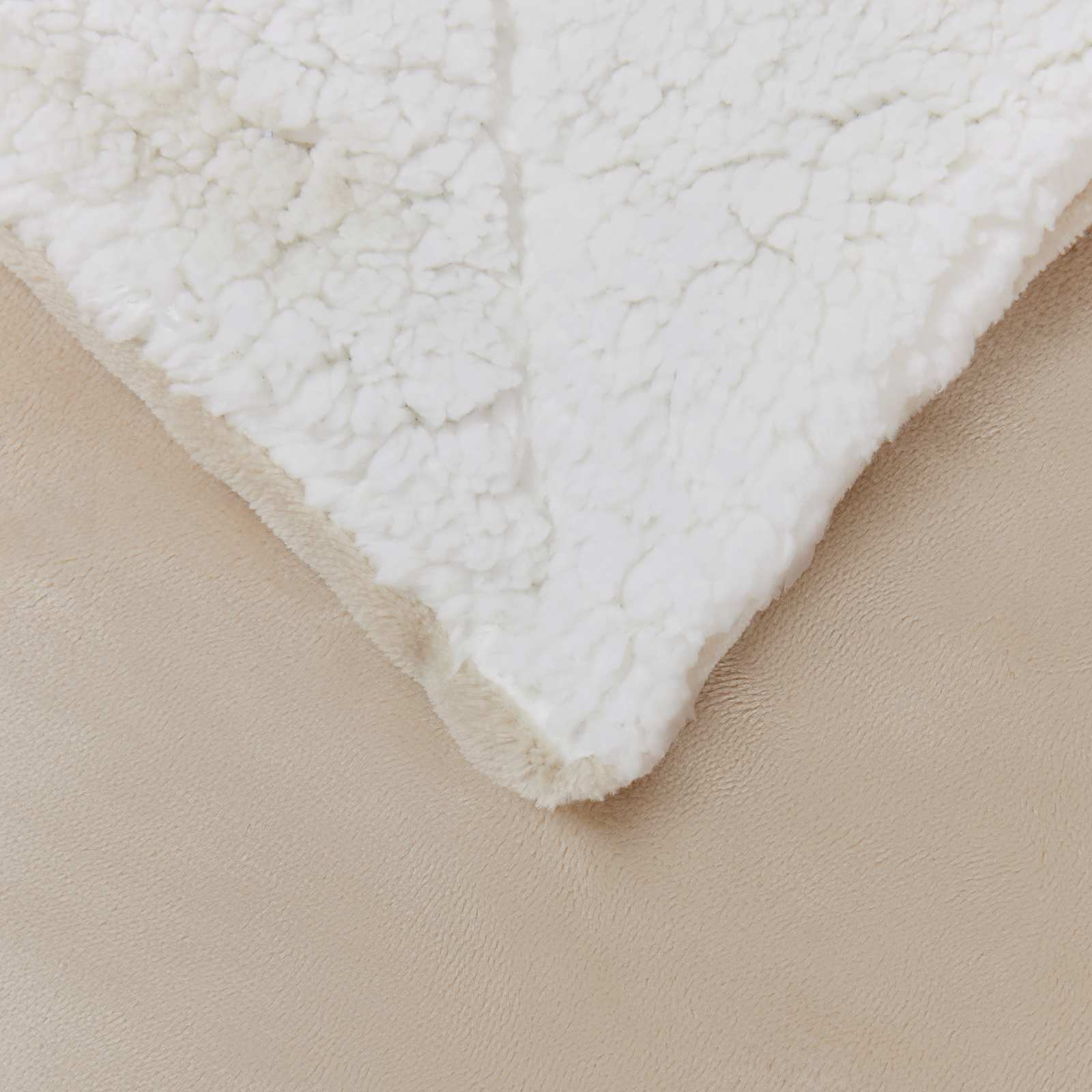 Κουβέρτα Μπεζ 150 x 200 cm Μαλλί - Pakobazaar