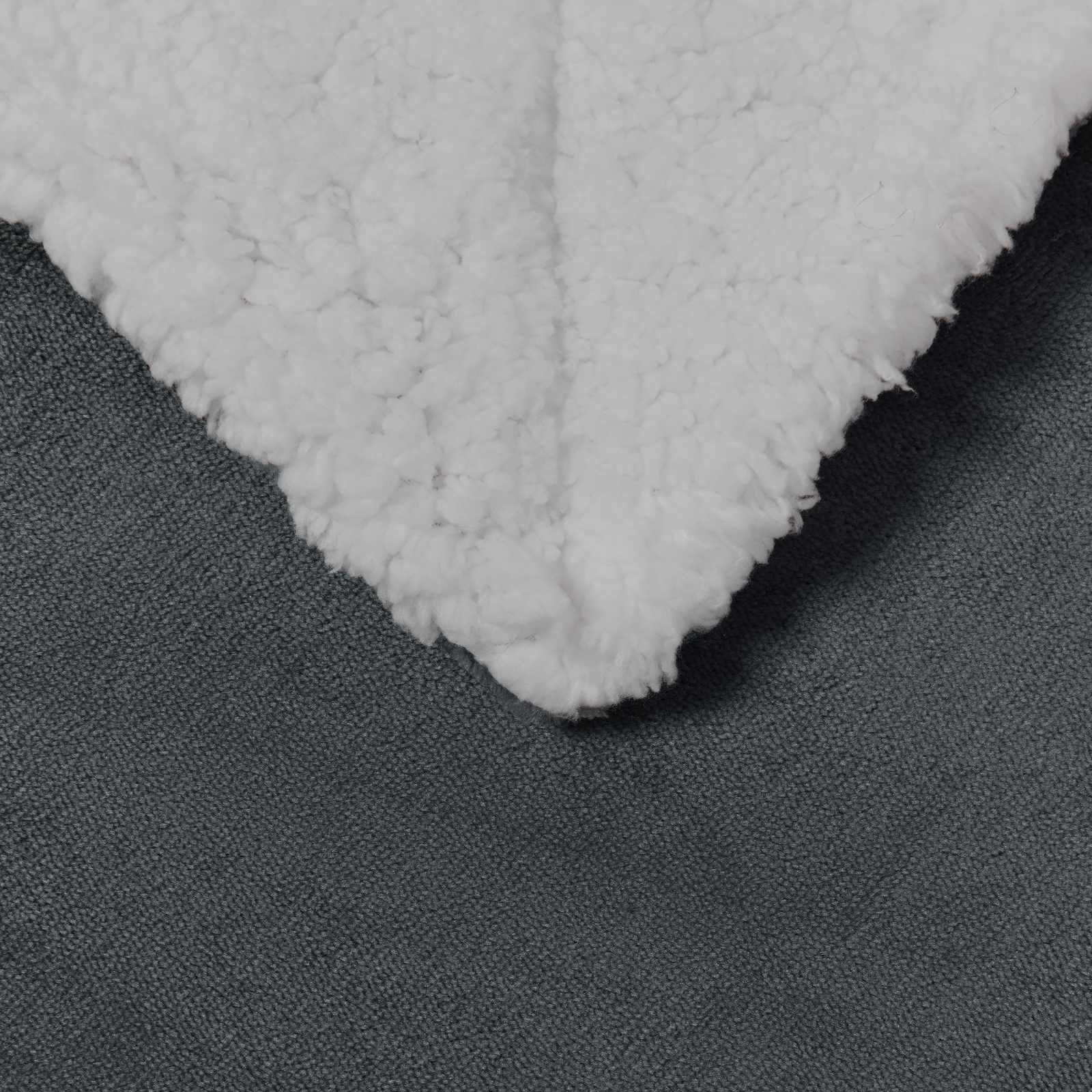 Κουβέρτα Σκούρο Γκρι 130 x 150 cm Μαλλί